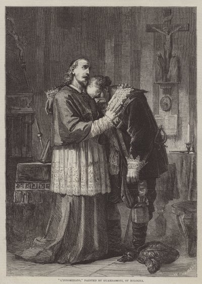 Gravura LInnominato de Alessandro Guardassoni